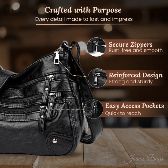 Evelyn’s Sleek Companion | Crossbody Bag - Joan's Bags