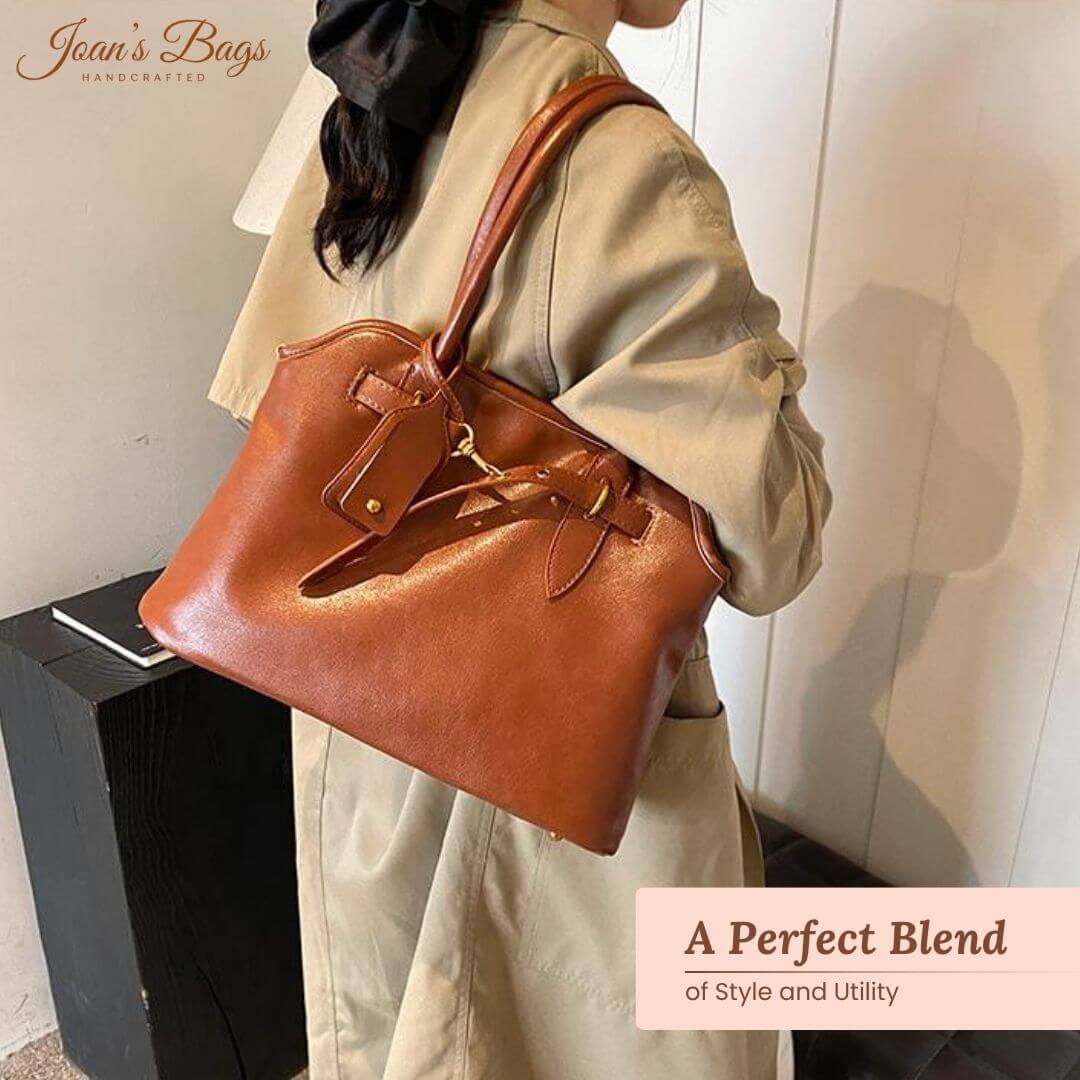 Phoebe’s Polished Carryall | Handbag - Joan's Bags
