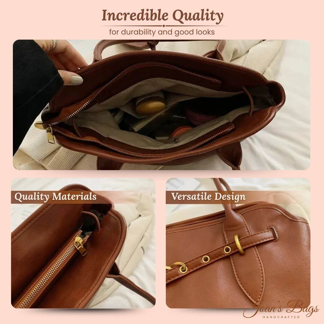 Phoebe’s Polished Carryall | Handbag - Joan's Bags