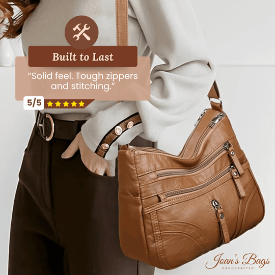 Cheryl’s Sleek Zip Companion | Crossbody Bag - Joan's Bags