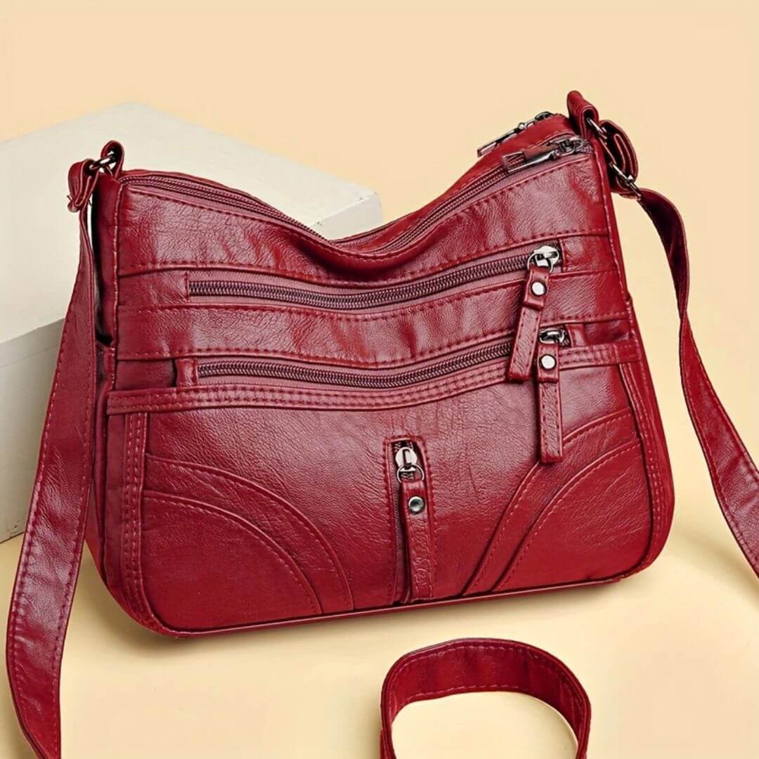 Cheryl’s Sleek Zip Companion | Crossbody Bag - Joan's Bags