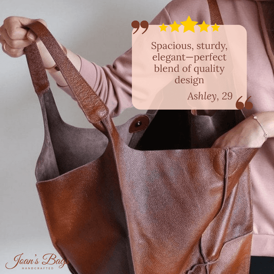 Nicole’s Sleek Carryall | Tote Bag - Joan's Bags