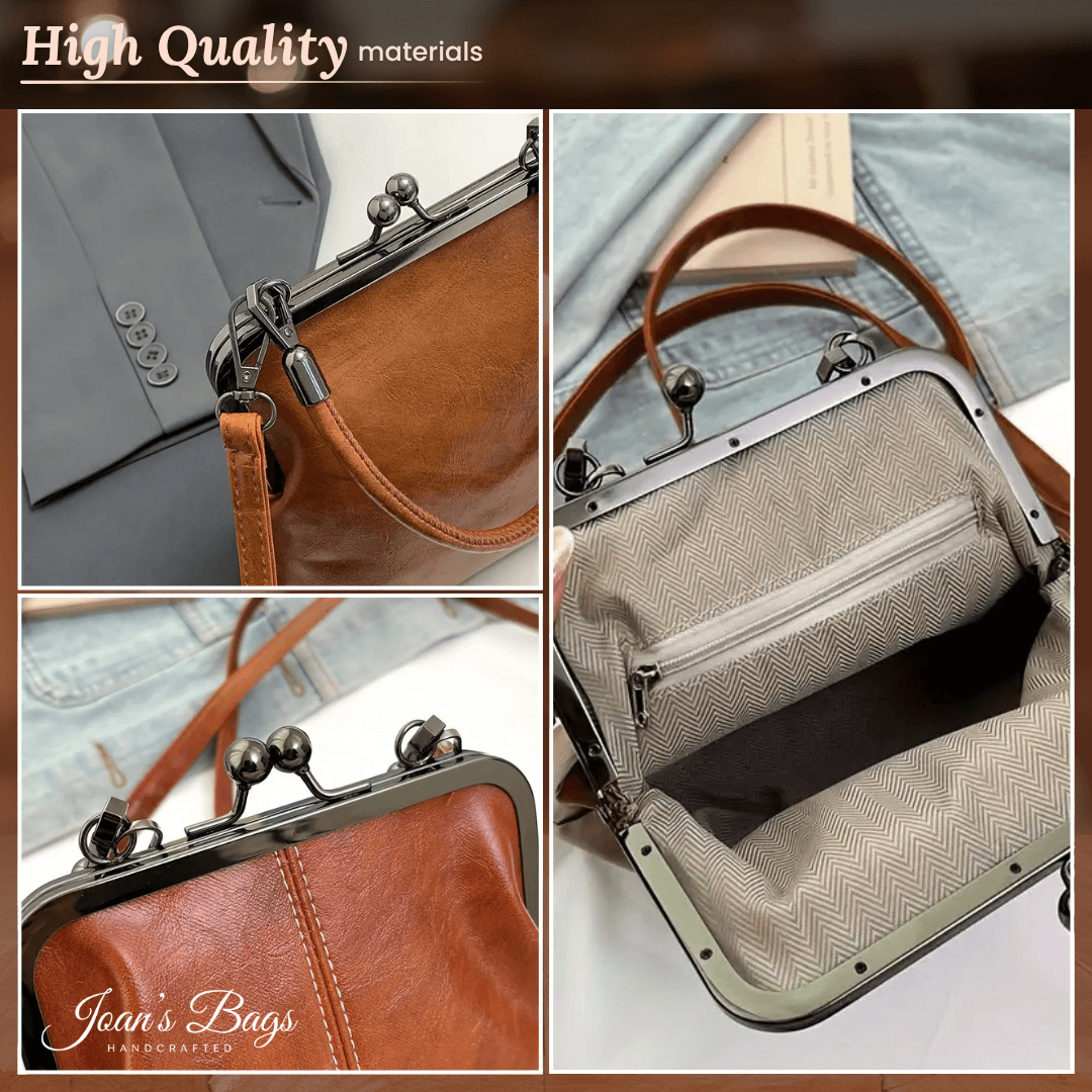 Amelia’s Timeless Kiss Lock | Vintage Handbag - Joan's Bags