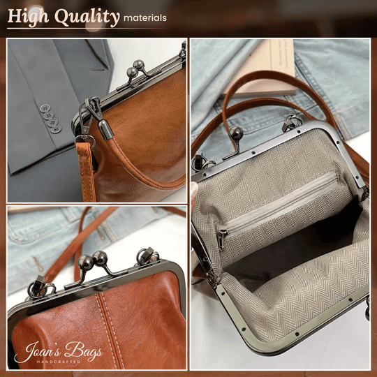Amelia’s Timeless Kiss Lock | Vintage Handbag - Joan's Bags